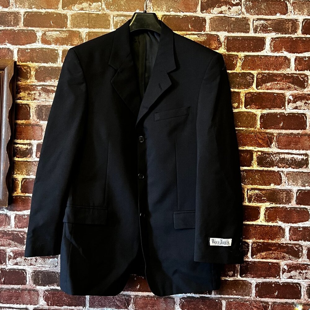 New with Tags Sears Black Blazer - Size 36R